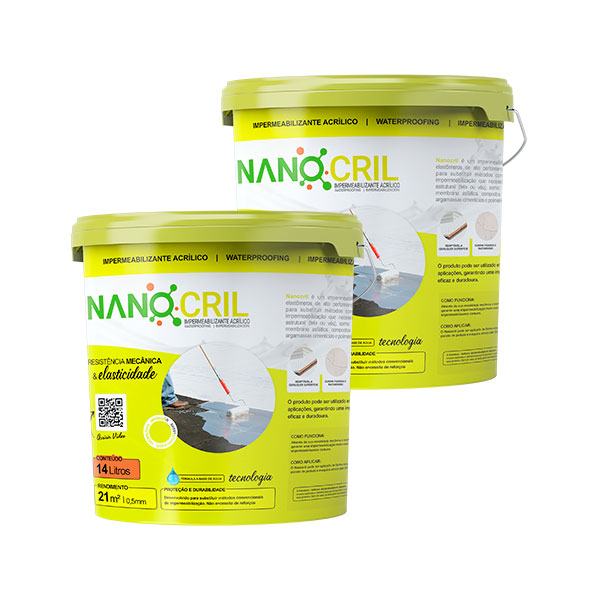 Nanocril kit com dois baldes